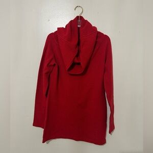 INC INTERNATIONAL CONCEPTS | Red Tunic Sweater- off the shoulder or draped neck